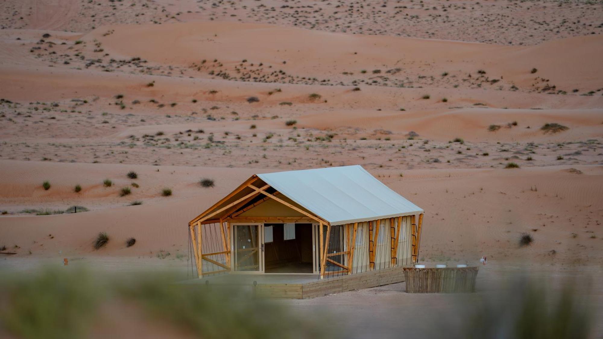 ホテル Adventurer Camp Al Wāşil エクステリア 写真